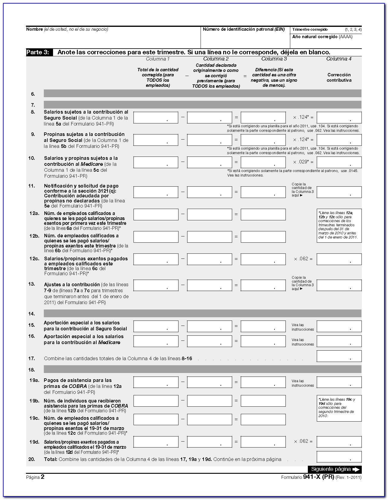 Irs Form 941 Instructions 2014