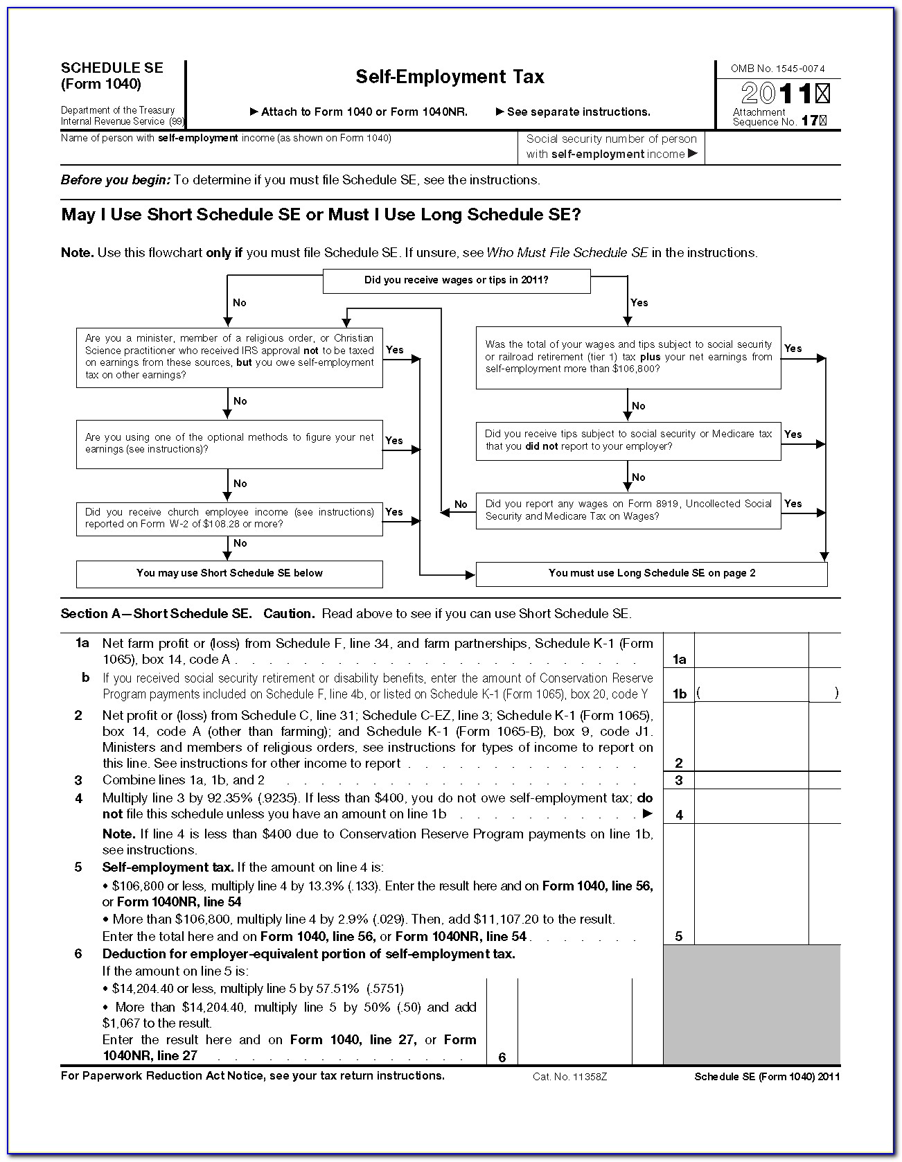Irs Tax Tables 2011 Form 1040a