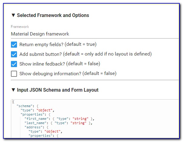 Json Schema Form Generator Angularjs