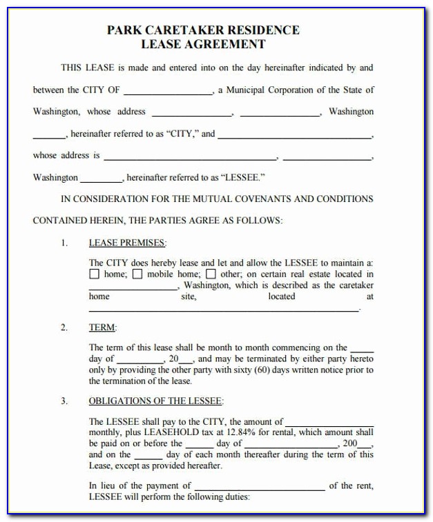 Lease Agreement Indiana Unique Mobile Home Lease Agreement Create A Free Rental Form 2 Download