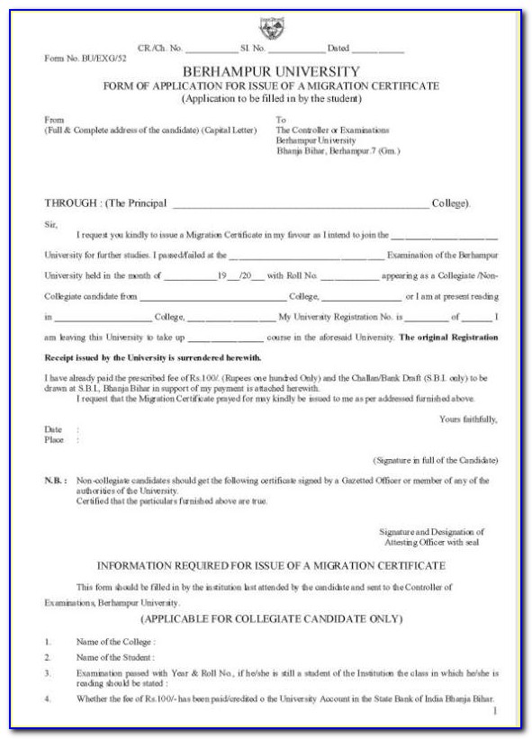 Liberia Birth Certificate Application Form Download