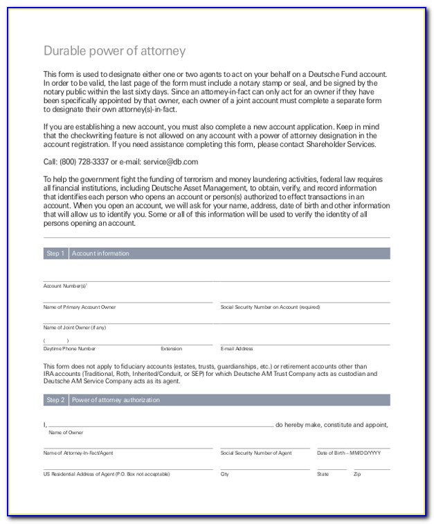 Minnesota Durable Power Of Attorney Form Download