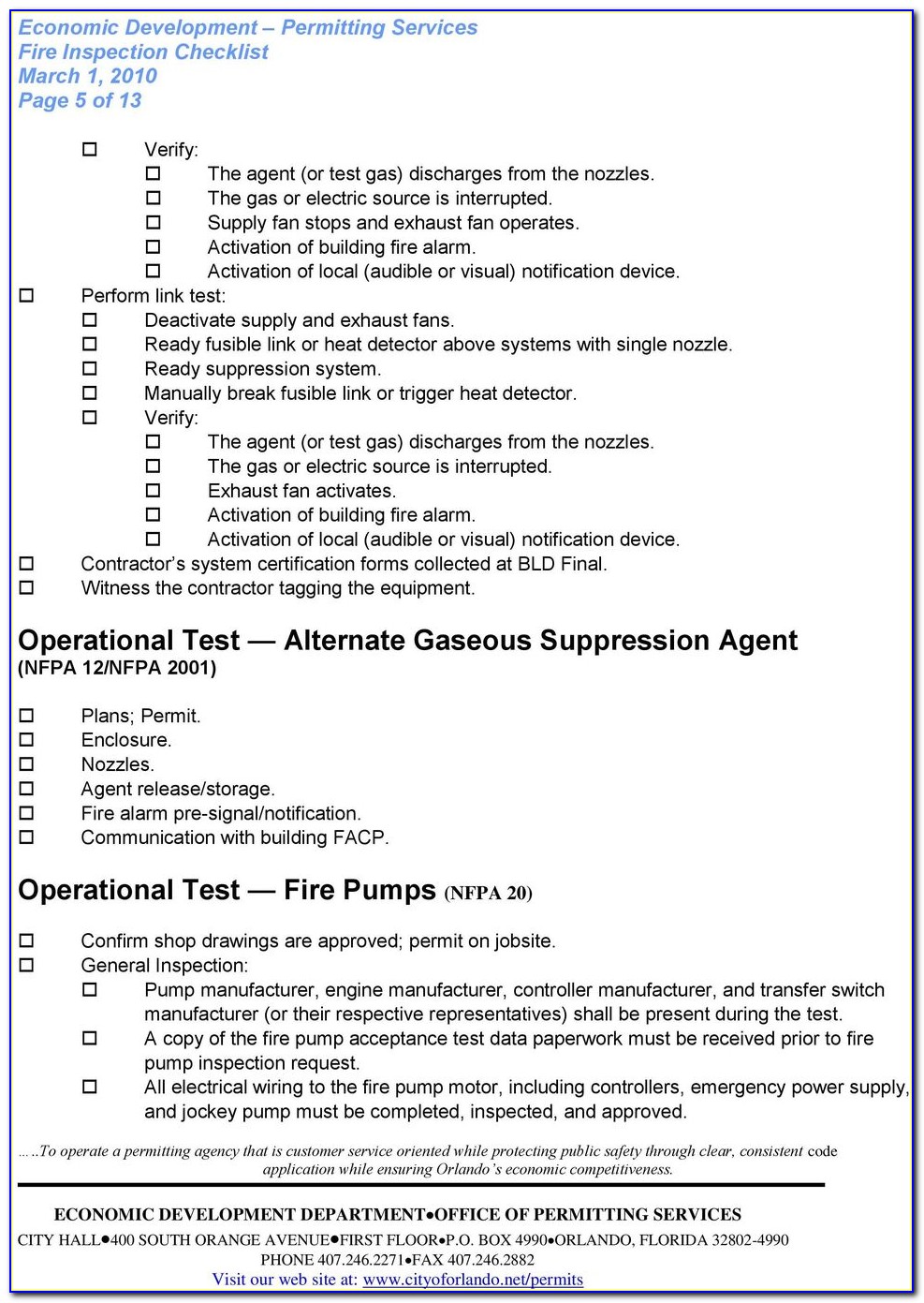 Nfpa Weekly Fire Pump Test Form