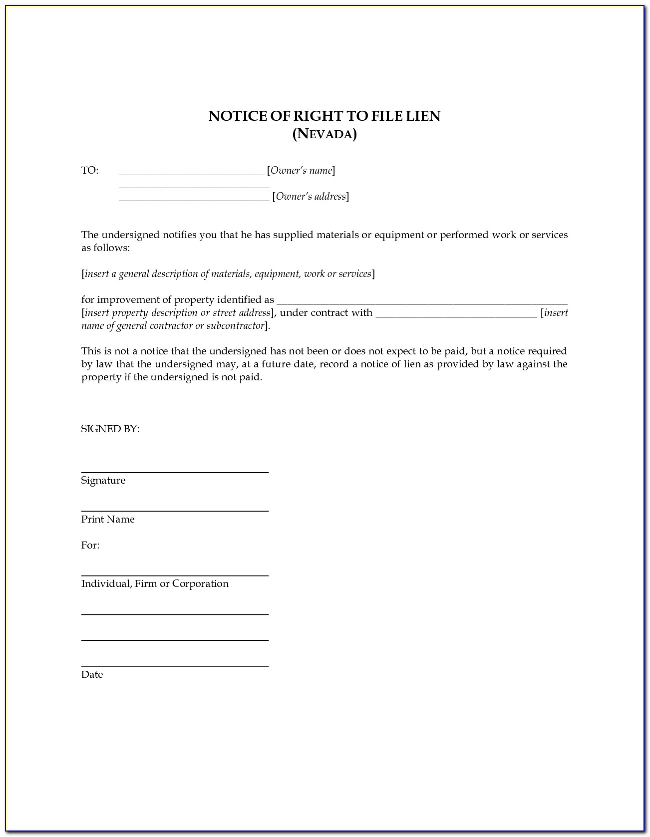 lien-waiver-form-nc-beautiful-letter-intent-awesome-intent-to-lien-letter-template-texas-form