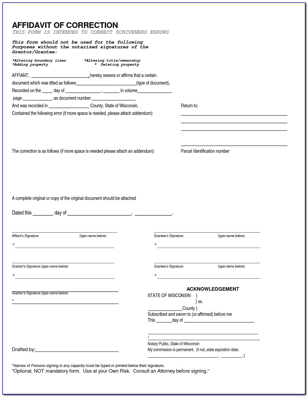 Oklahoma Joint Tenancy Quit Claim Deed Form