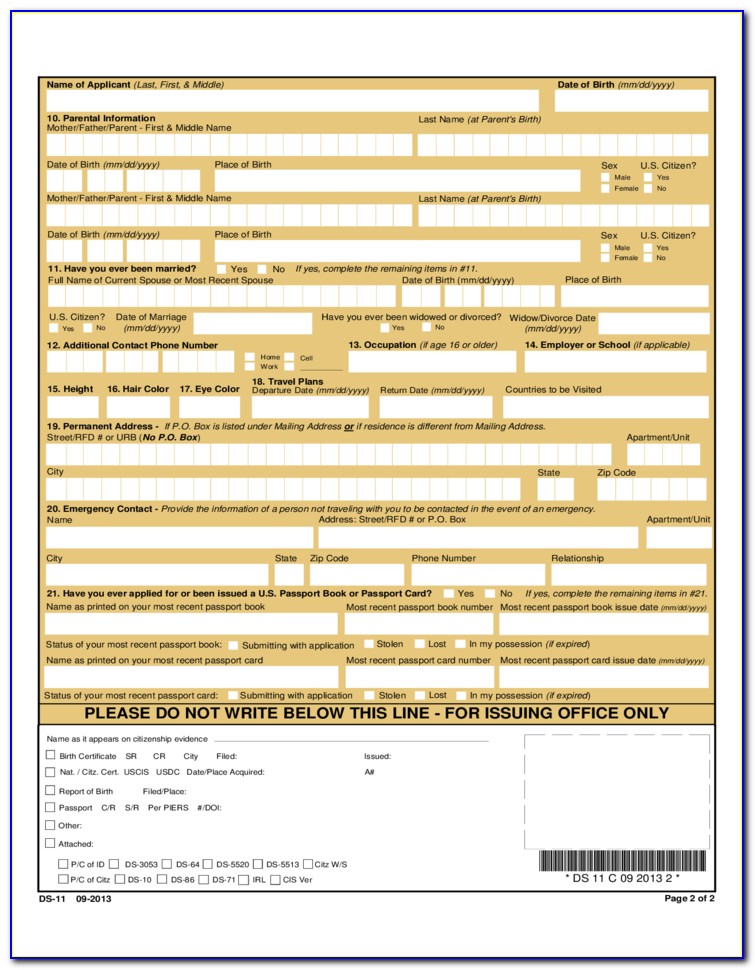 Passport Renewal Application Form Philippines