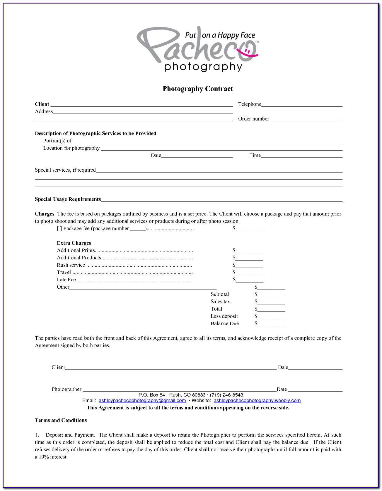 Photography Consent Form Template Uk Gdpr