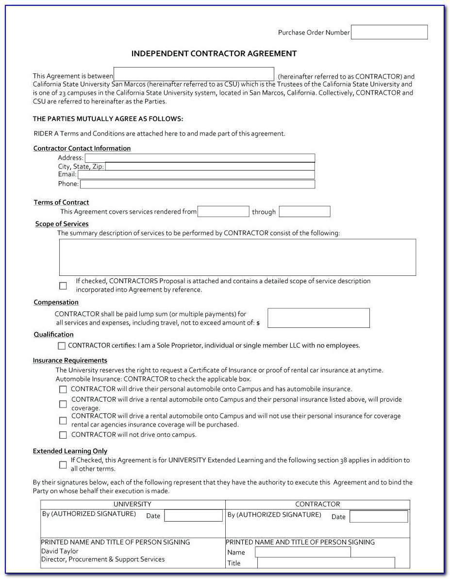 1099 Agreement Form Choice Image Free Form Design Examples 1099 Form Independent Contractor Agreement