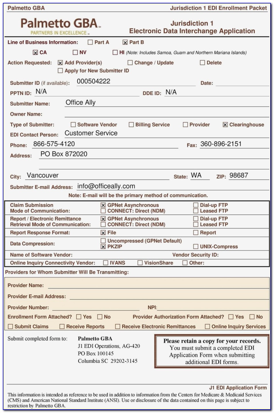 Printable Medicare Form 1490s