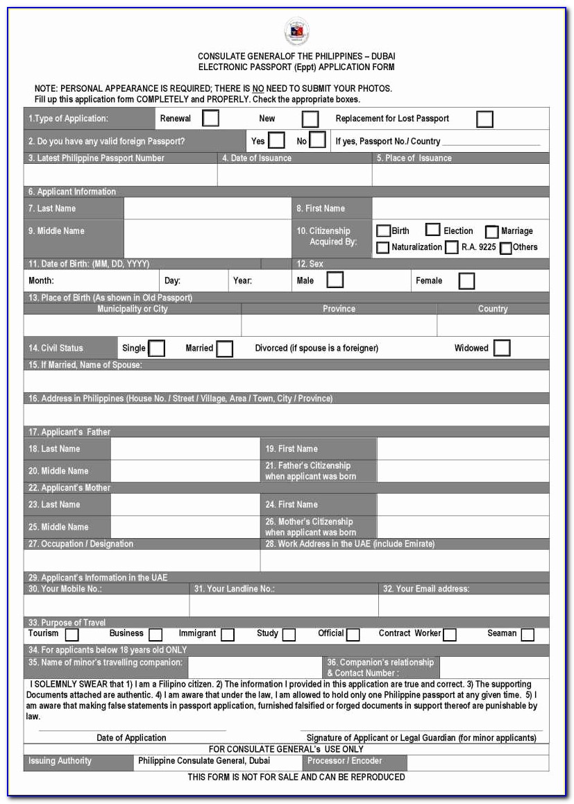 Renewal Passport Application Form Online New How To Apply For Passport Renewal In Dubai Howsto Co
