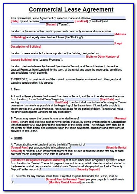 Texas Residential Lease Application Form Pdf