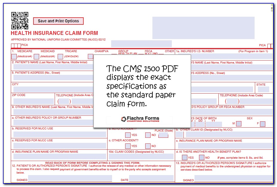 The Health Insurance Claim Form (cms 1500) Is Known As The