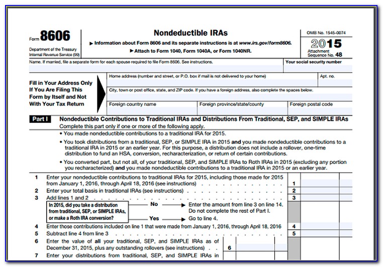 Traditional Ira To Roth Ira Conversion Tax Form