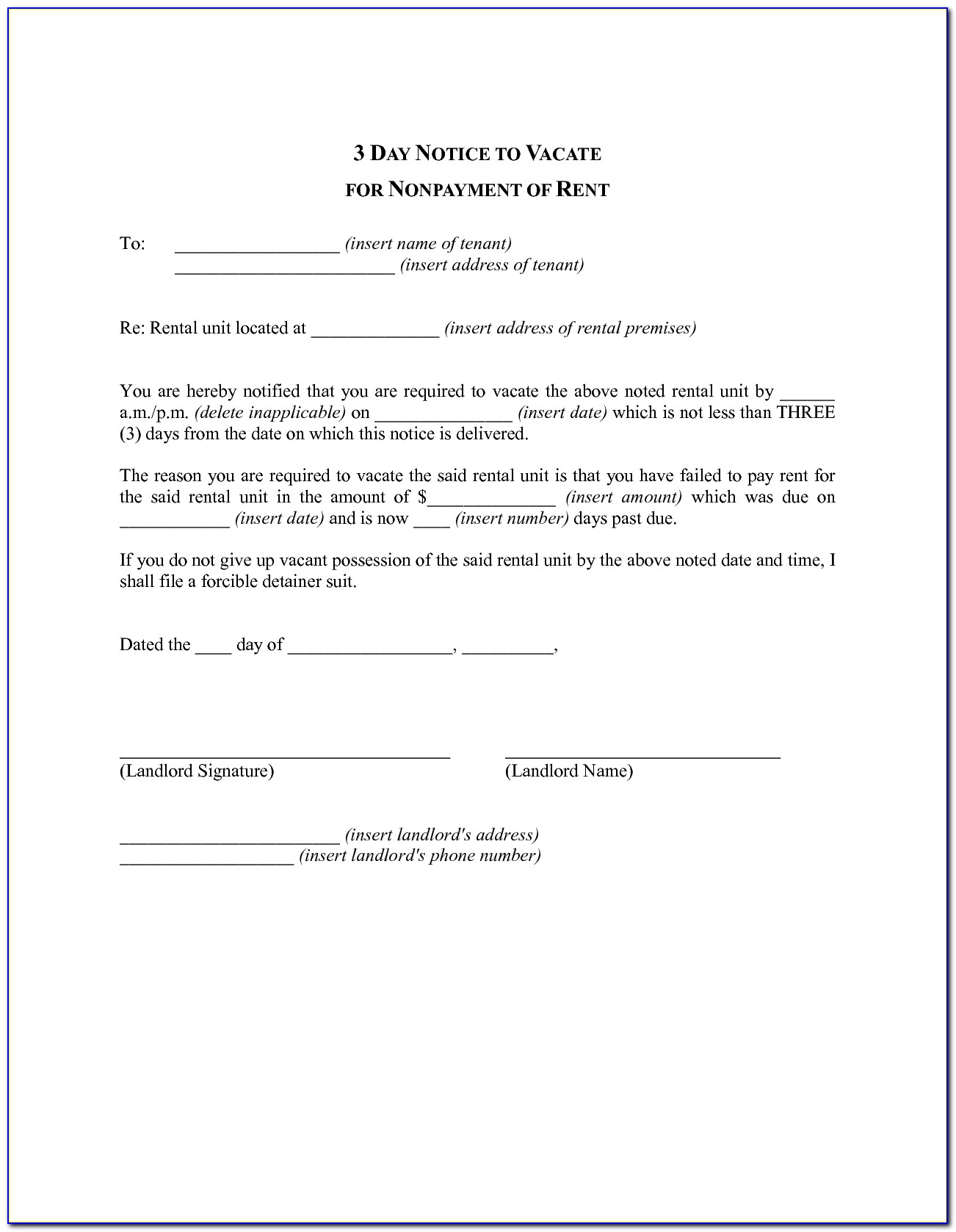 3 Day Notice To Vacate Form Utah - Form : Resume Examples #xg5bEqbDlY