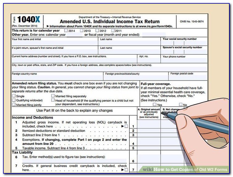 W2 Tax Form Number