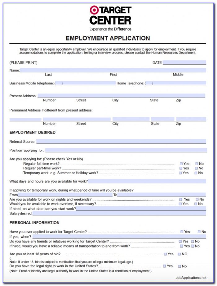 Ac Moore Job Application Form