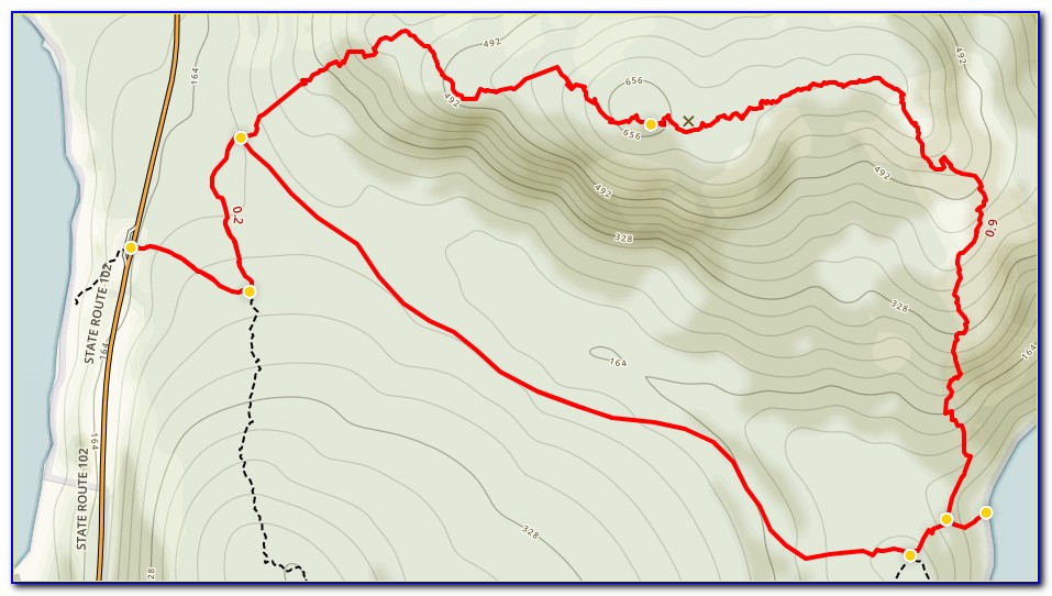 Acadia National Park Bike Trail Map