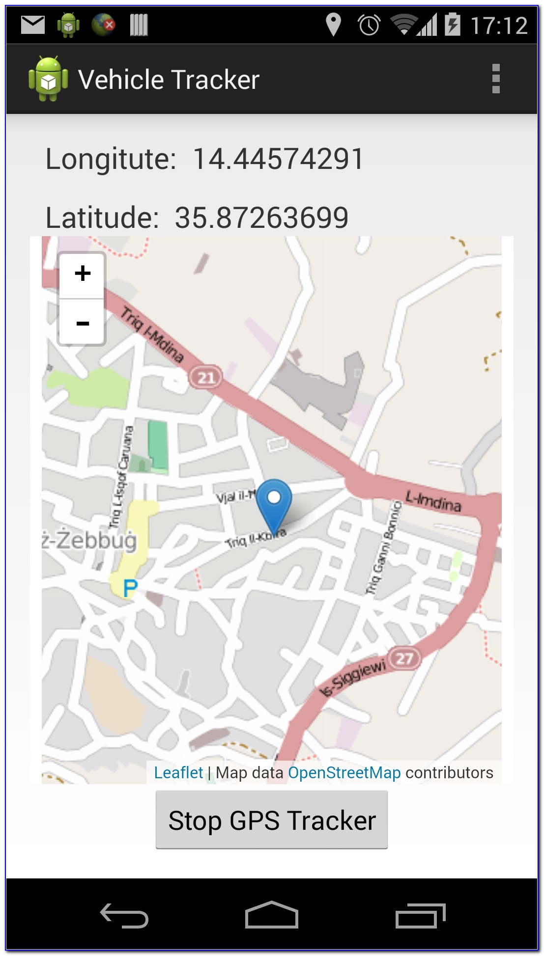 Android Gps Tracker Google Maps Example