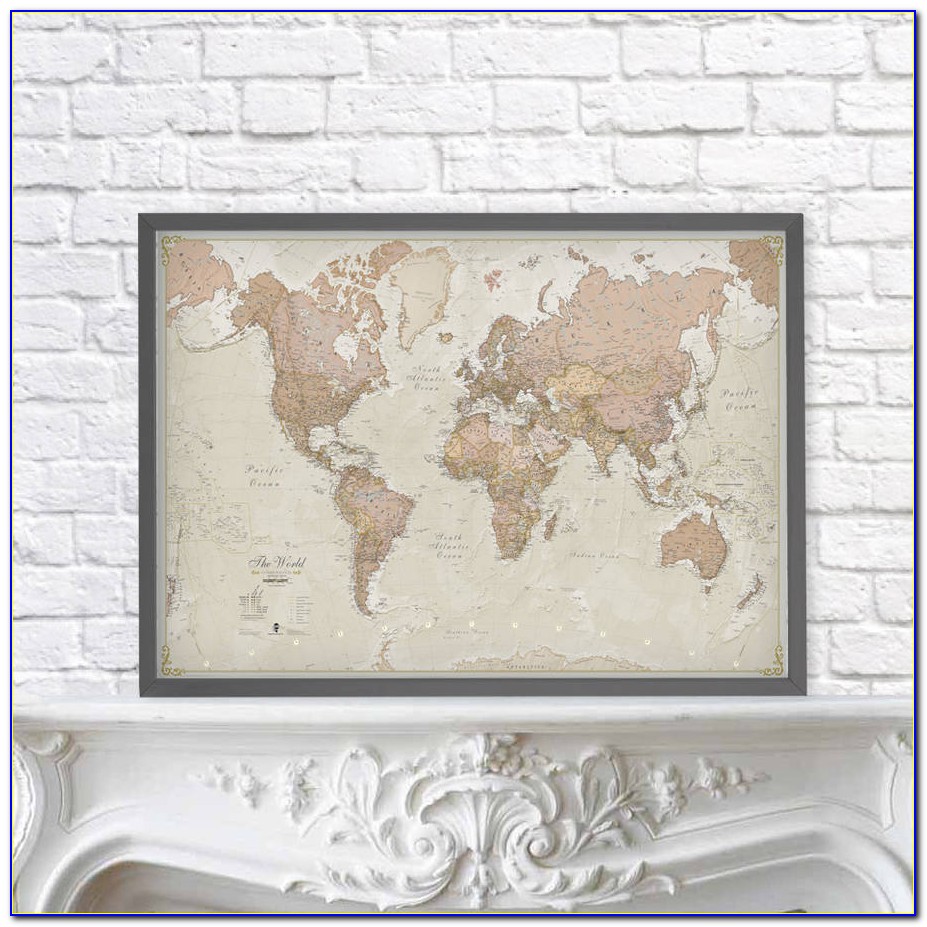 Antique Framed Maps Of Italy