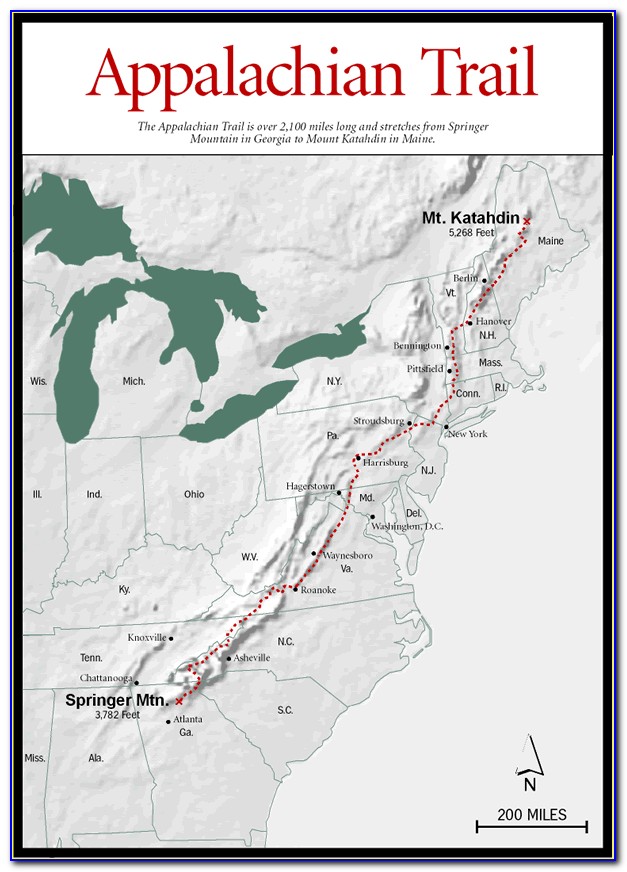 Appalachian Trail Nj Map