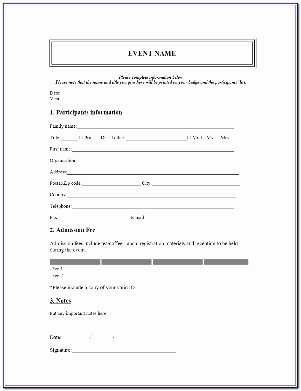 Free Sponsor Form Template Business Funding Proposal Template Example Baseball Registration Form Template Inspirational Doc Xls Letter Best Templates Eeroe