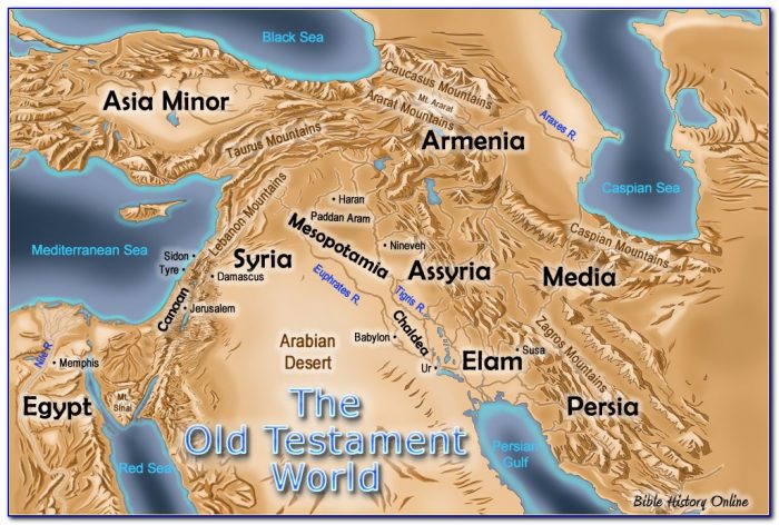 Bible Maps Old Testament Joshua