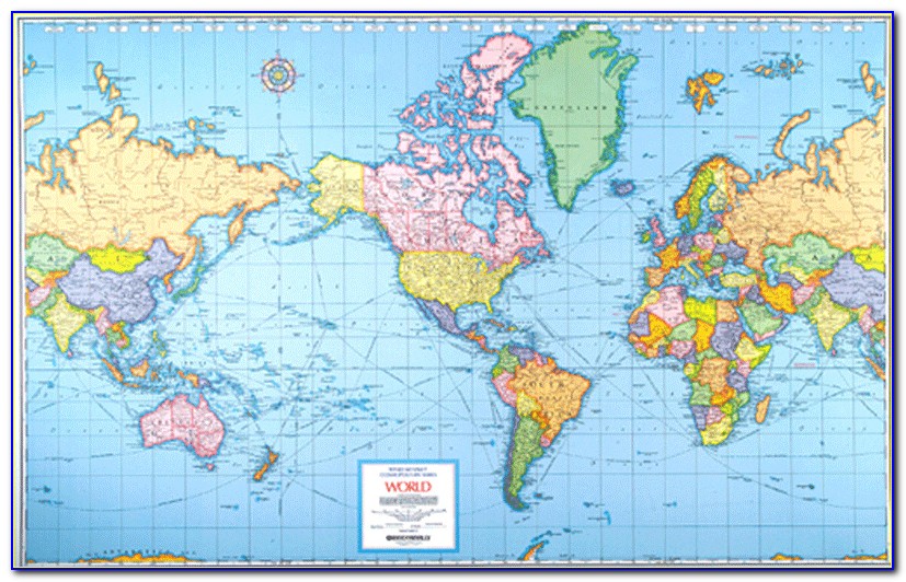 Blank World Map Mercator Projection