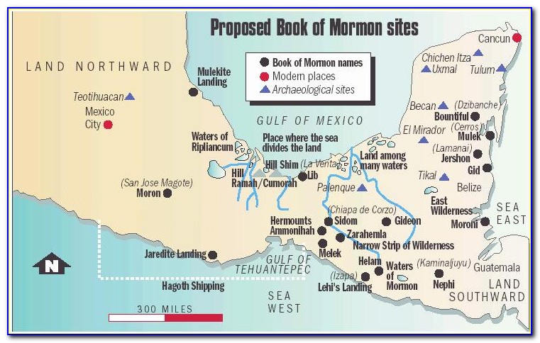 Book Of Mormon Maps And Charts