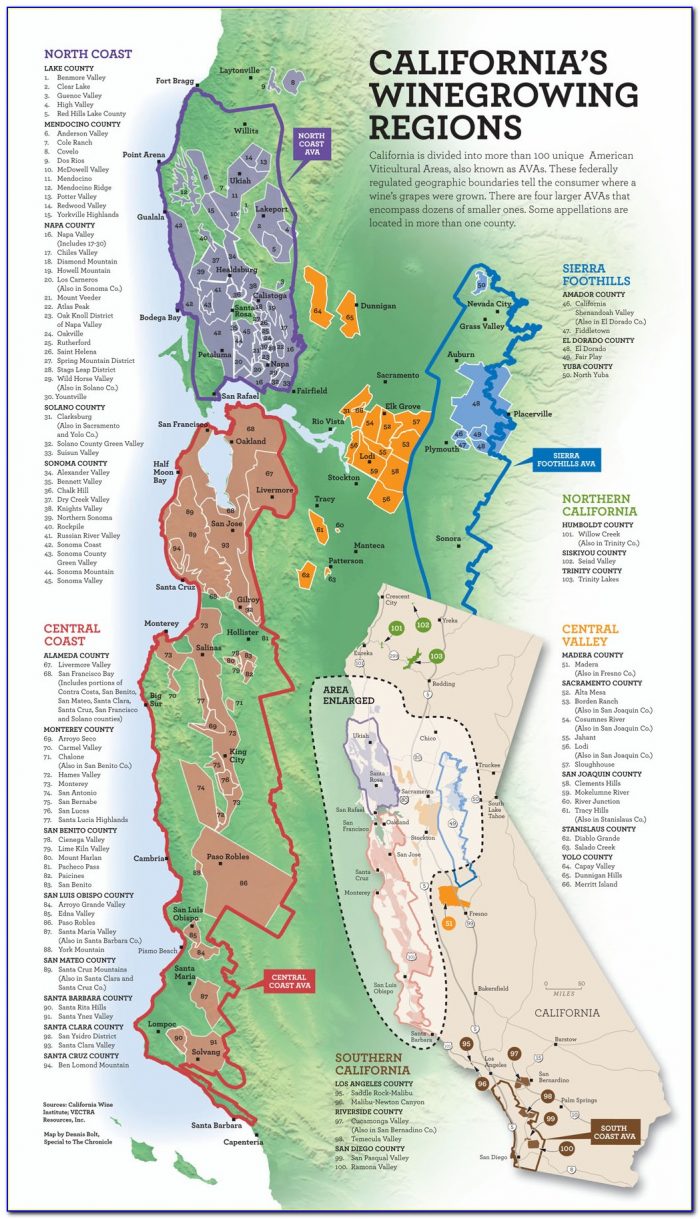 California Winery Map