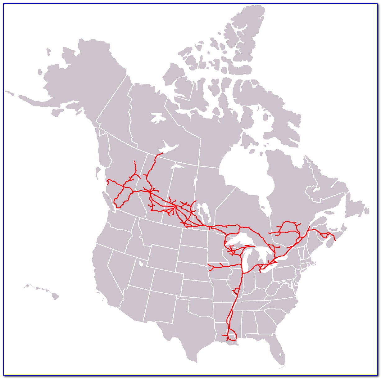 Canadian Northern Railway Map