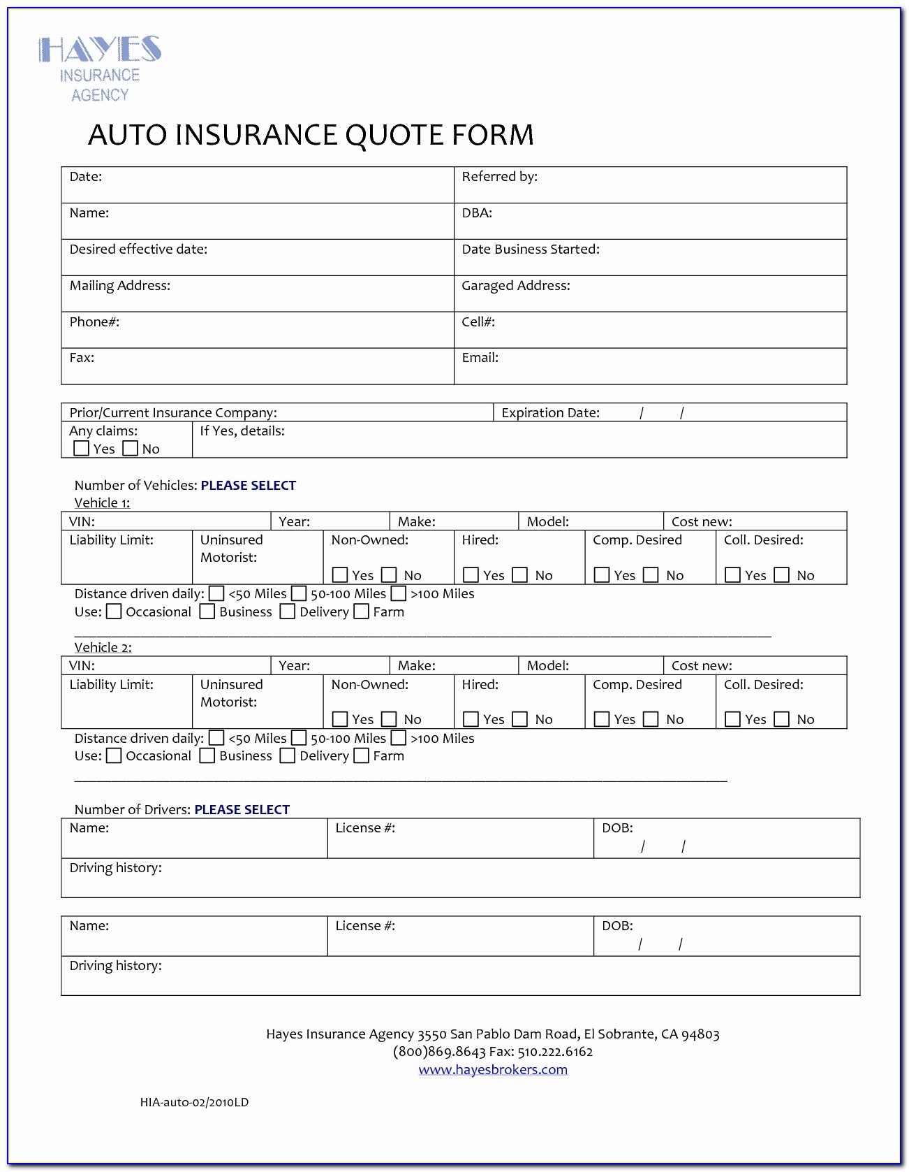 Car Accident Claim Form Download