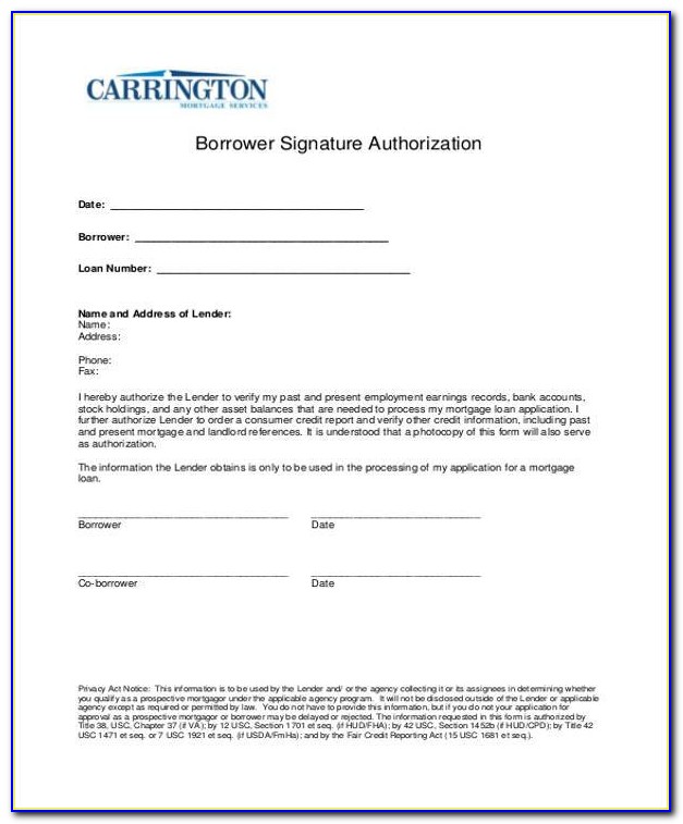Cas Electronic Signature Authorization Form