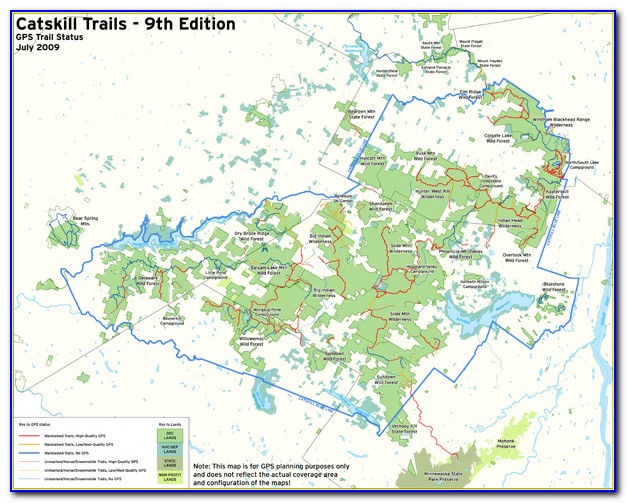 Catskills Hiking Maps
