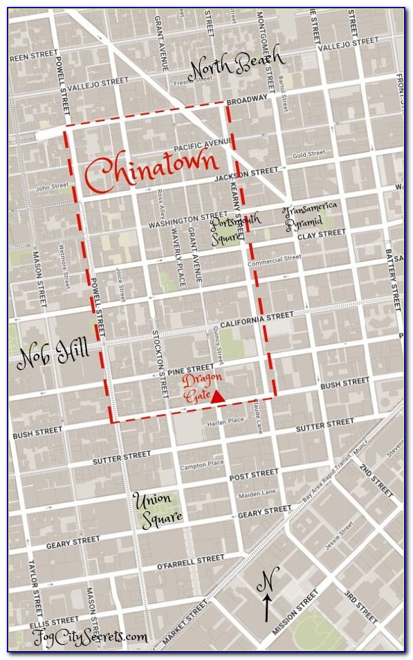 Directions To Chinatown San Francisco California