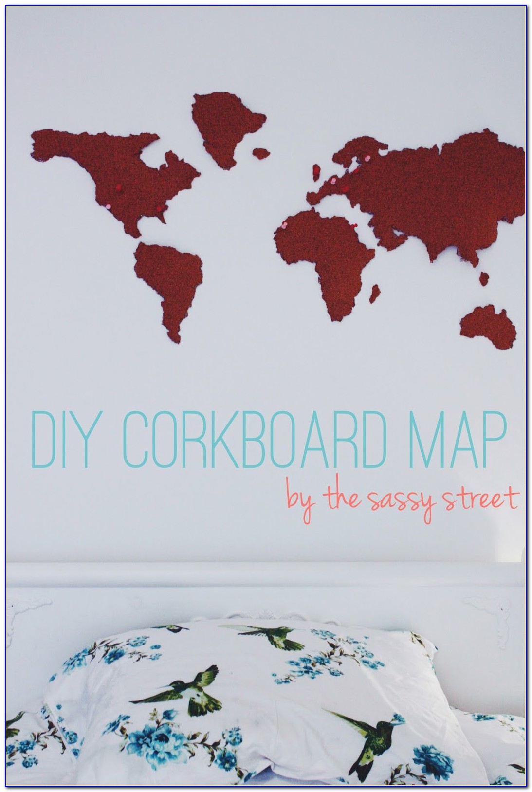 Diy Corkboard Map