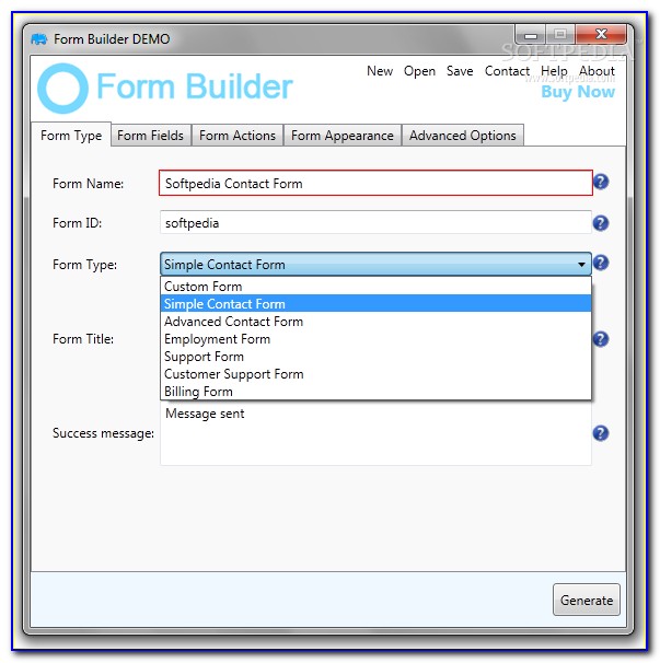 Dynamic Form Builder Javascript