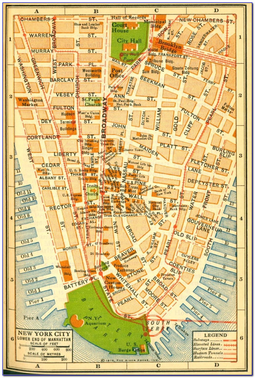Early Maps Of Manhattan