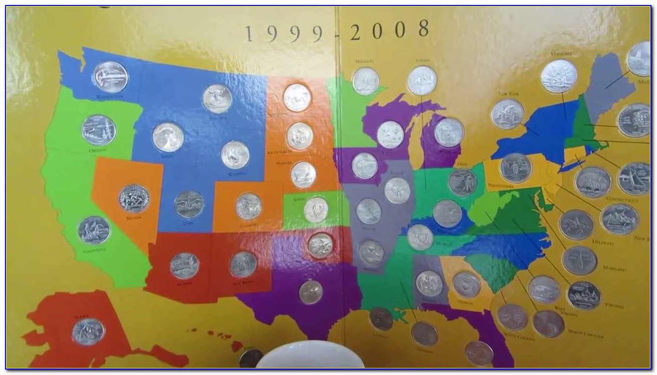 First State Quarters Map
