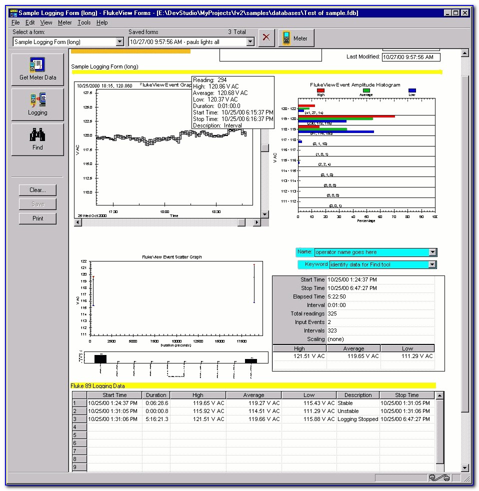 Flukeview Forms Software And Cable