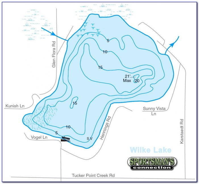 Free Online Lake Contour Maps