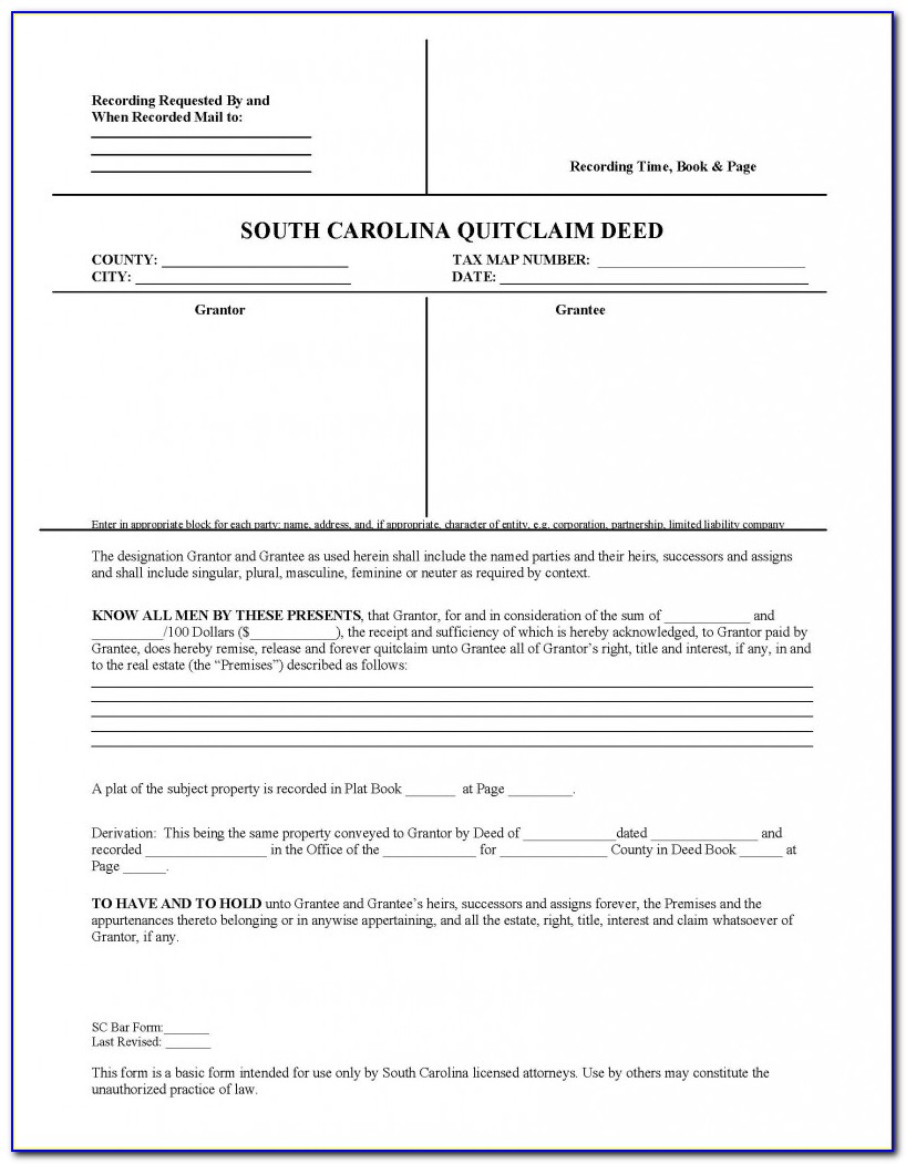 Quit Claim Deed Form Nc Form Resume Examples o85ppvl5ZJ