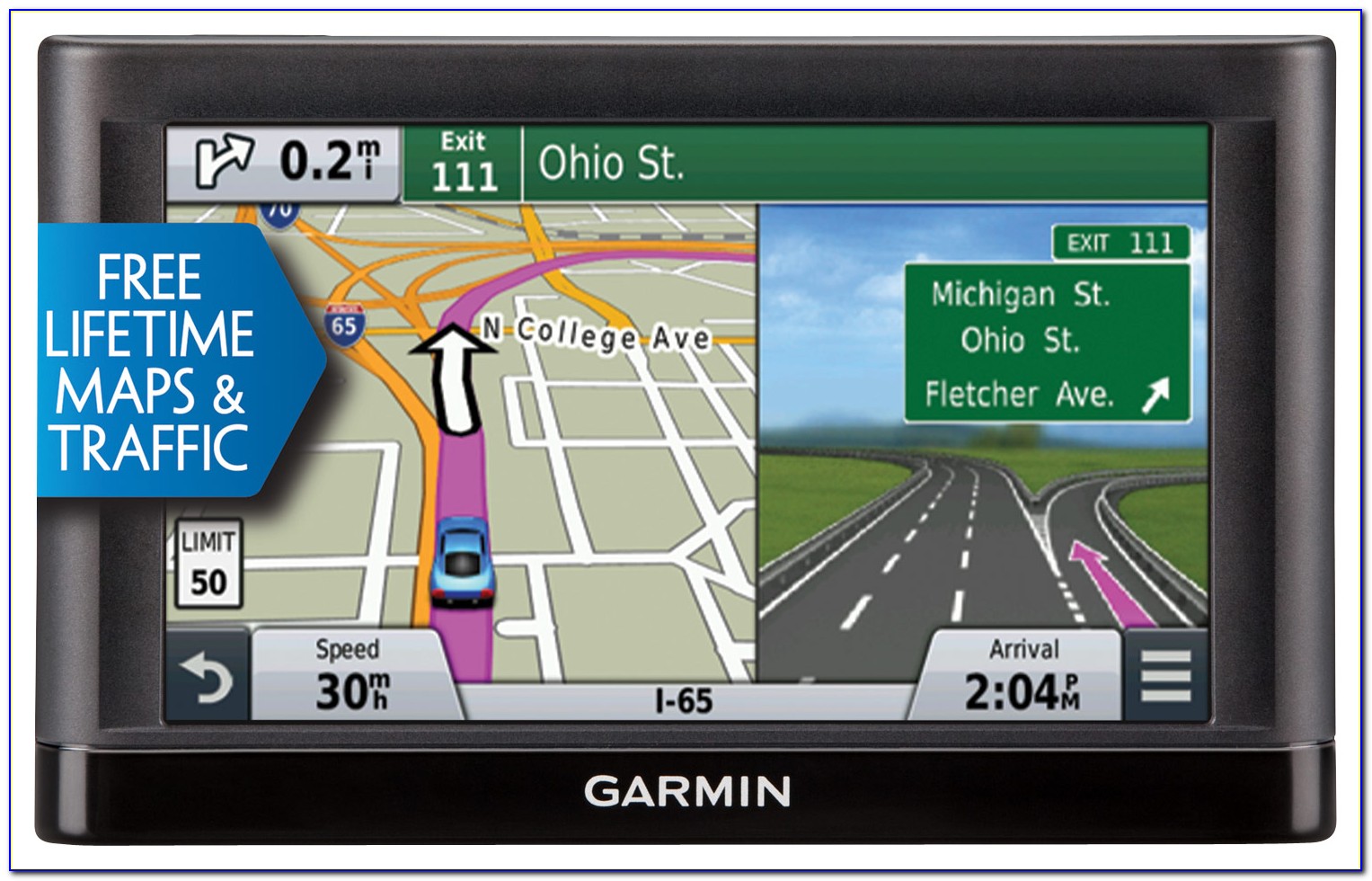 Garmin Drivesmart 50lmt 5 Gps With Lifetime Maps And Traffic