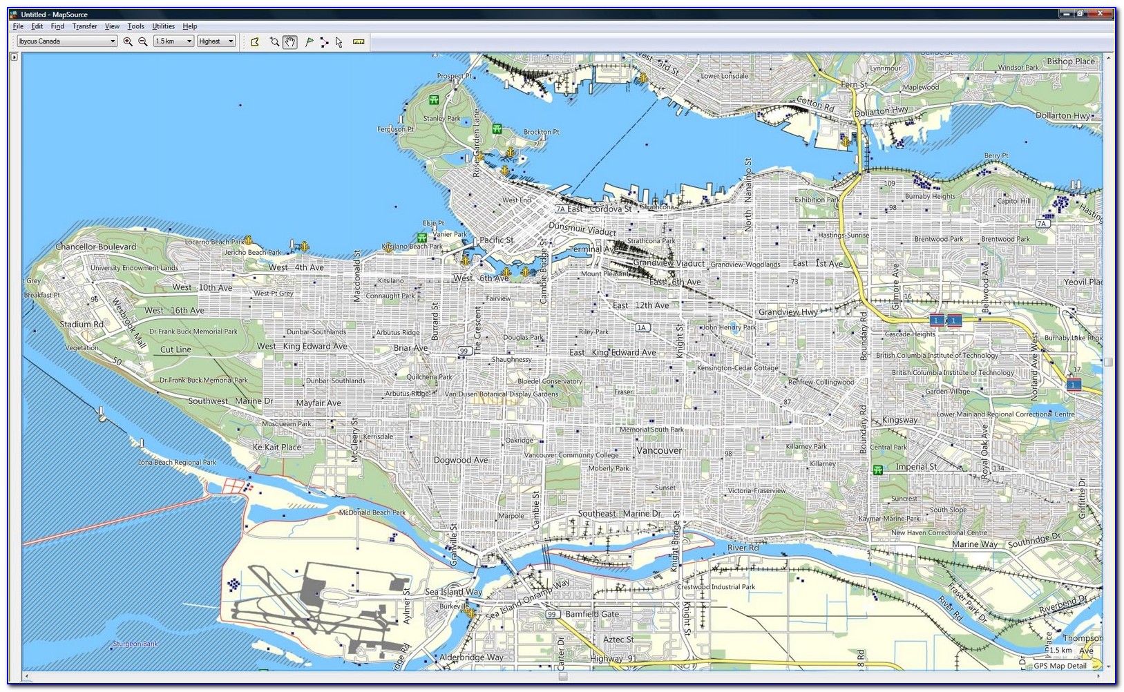 Garmin Topo Maps Canada