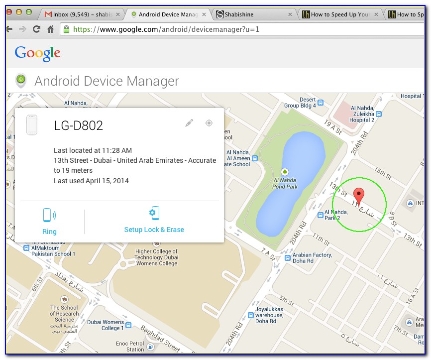 Google Maps Cell Phone Tracking