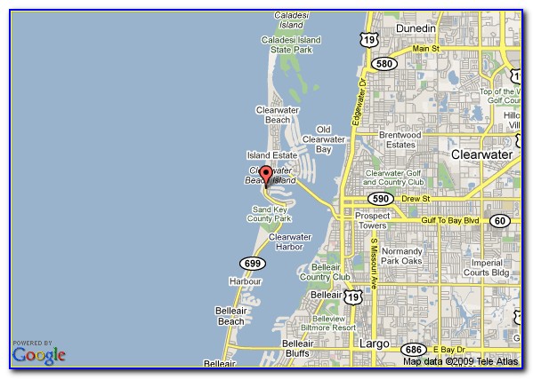 Google Maps Clearwater Beach Hotels
