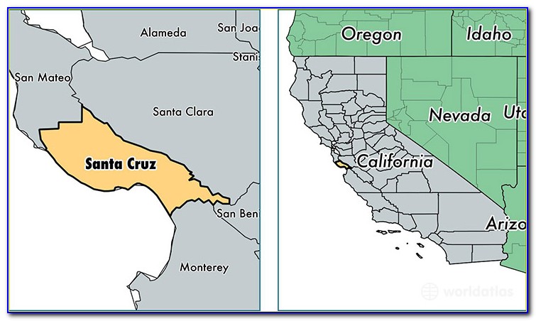 Historical Atlas Map Of Santa Clara County California