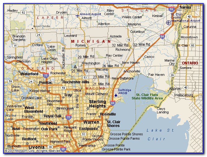 Historical Maps Of Macomb County Michigan