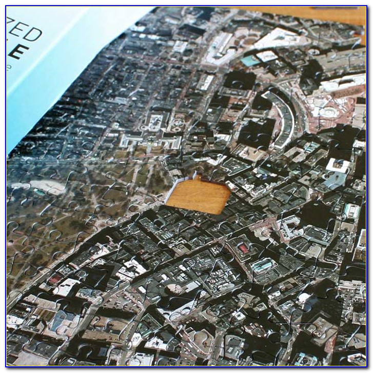 Hometown Aerial Map Jigsaw Puzzle