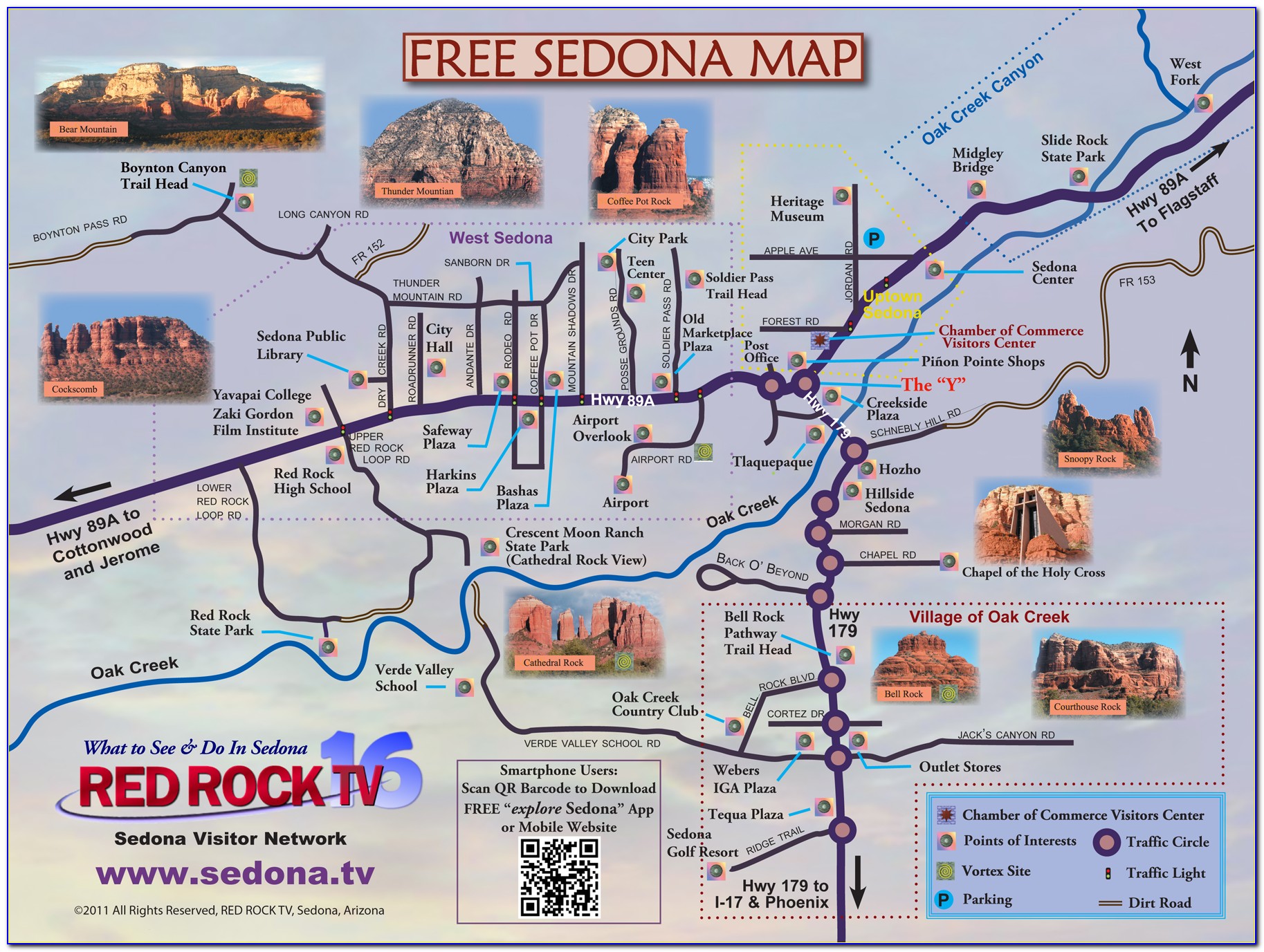 Hotels Sedona Az Map
