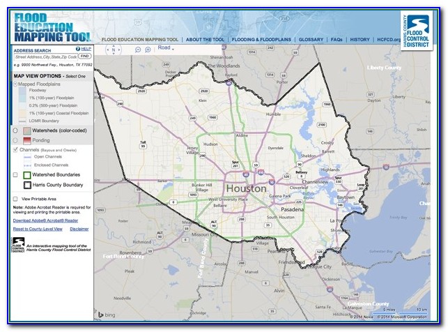 Houston Flood Map Harvey Live